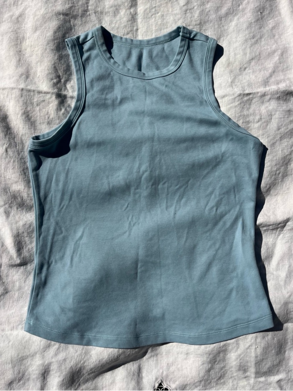 OGL racer back tank top, sky blue size